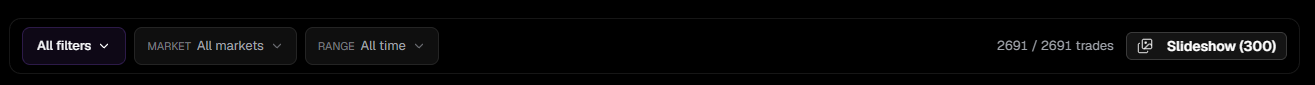 Analytics, bara de filtre