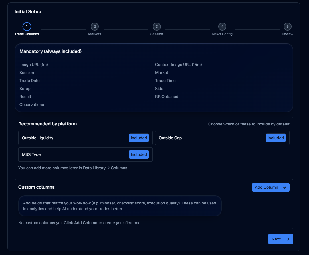 Onboarding – initial configuration